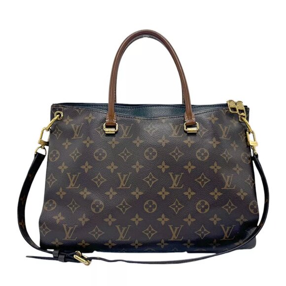 Auth LOUIS VUITTON Monogram Pallas MM Shoulder Bag Handbag - Picture 1 of 16